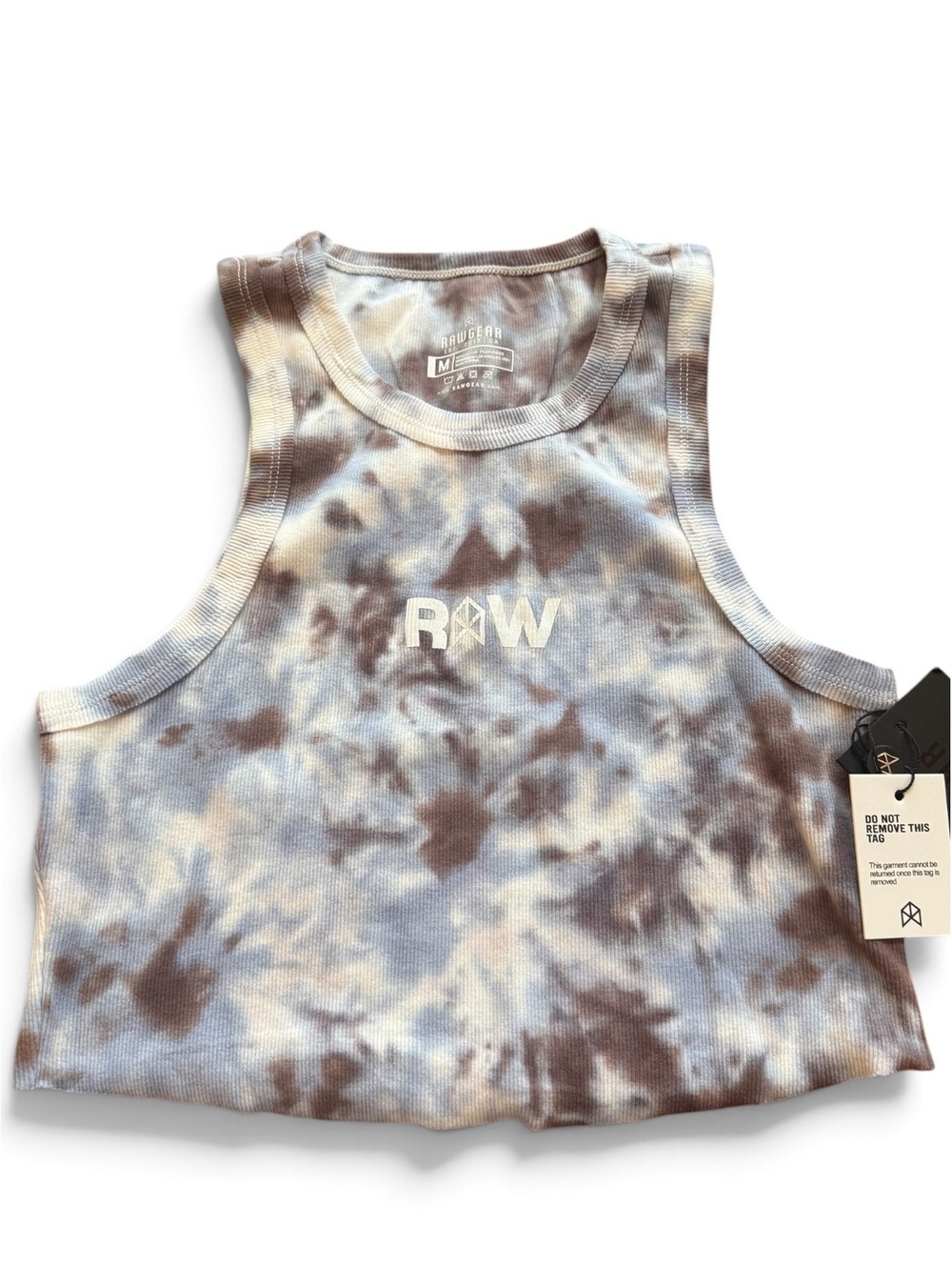RAWGEAR Cropped Tank Size M Tie-Dyed New with Tags